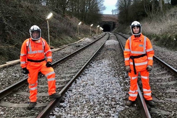 Living Magazines Network Rail Howerd Kernahan and his son Rafael