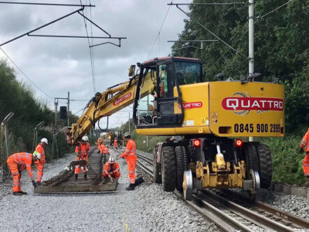 Living Magazines Network Rail Track renewals in Macclesfield over August bank holiday
