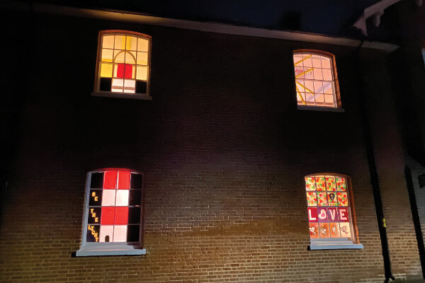 New Mill Baptist Church during Streets of Light week