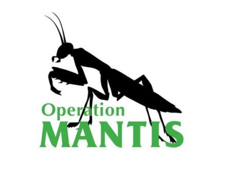 Living Magazines Operation Mantis logo
