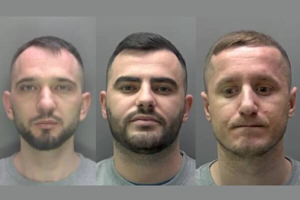 Op Second conspiracy to burgle homes sentencing - FD (L) - AD (M) - SD (R)