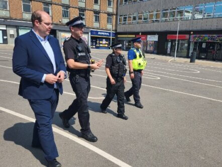 PCC Jonathan Ash-Edwards Safer Town Centres campaign