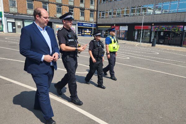 PCC Jonathan Ash-Edwards Safer Town Centres campaign