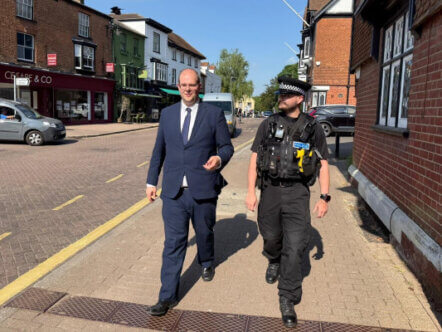 PCC on police patrol