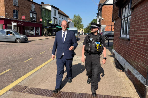 PCC on police patrol