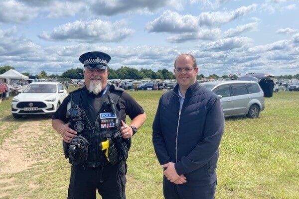PCC with police at car boot
