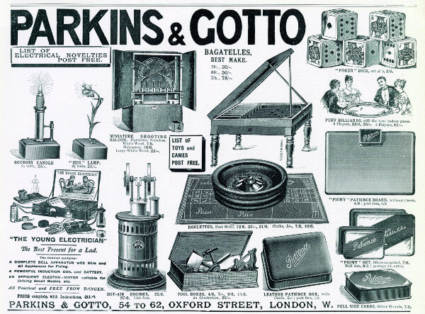 Living Magazines Parkins and Gotto Department Store