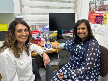 Pharmacist Samina Sheik (l) and Avni Shah (r) Wellswood Pharmacy