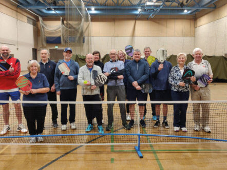 Living Magazines Pickleball Club members