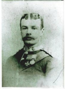 Living Magazines Private James Osborne with medal