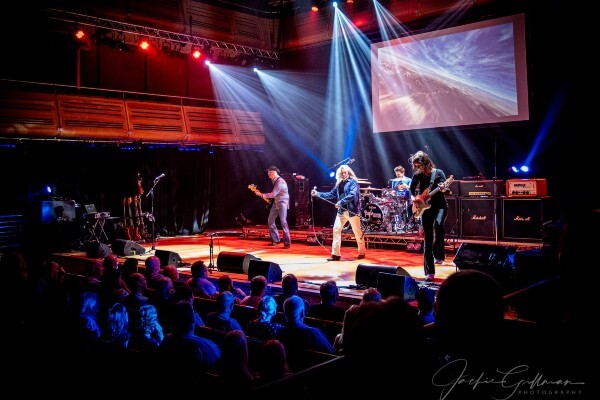 Purple Zeppelin on stage
