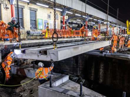 Living Magazines Rail Upgrades Bridge decks replaced at Warrington Bank Quay station