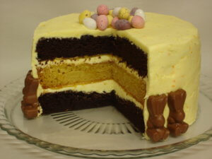 Living Magazines Chocolate orange easter cake Recipe1