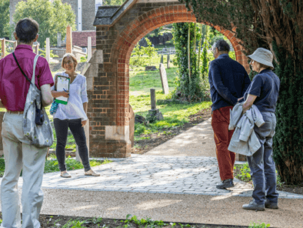 Living Magazines Rectory Lane Cemetery Memorial arch