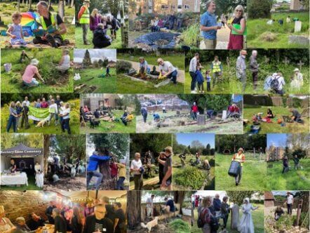 Rectory Lane cemetery volunteer composite