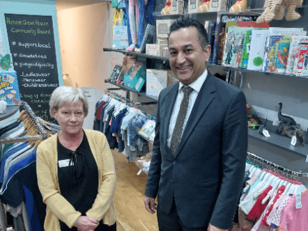 Living Magazines Rennie Grove Peace Berkhamsted Gagan Mohindra MP visit