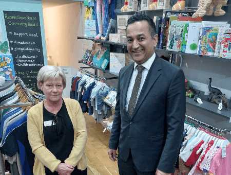 Living Magazines Rennie Grove Peace Berkhamsted Gagan Mohindra MP visit