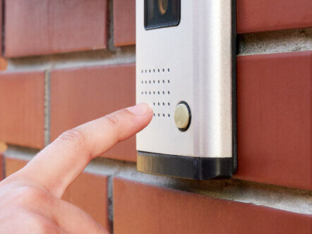 Ring doorbell intercom