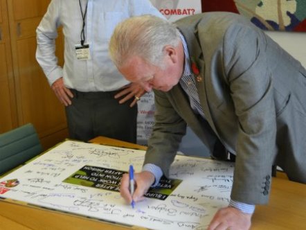 Living Magazines Sir Mike Penning MP at Care for Combat