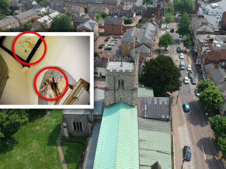 St Peters Church Berkhamsted roof leaks