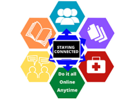 Living Magazines Staying Connected logo