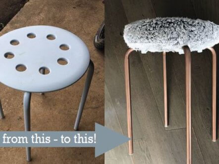 Berkhamsted and Tring Living Magazines Upcycled stool