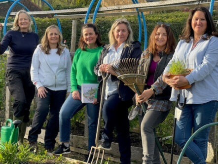 Living Magazines Sunnyside Allotments ladies RHS Hampton Court