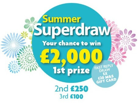 Living Magazines Hospice Lottery Summer Superdraw