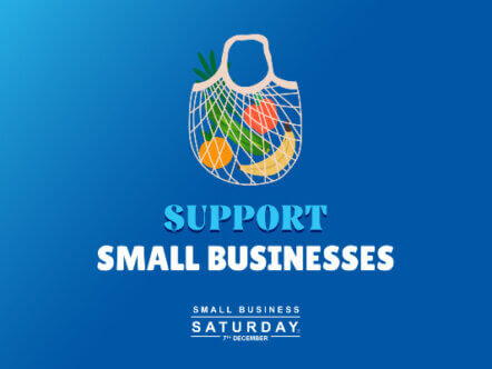 Support Small Businesses Basket-Small Business Saturday Landscape