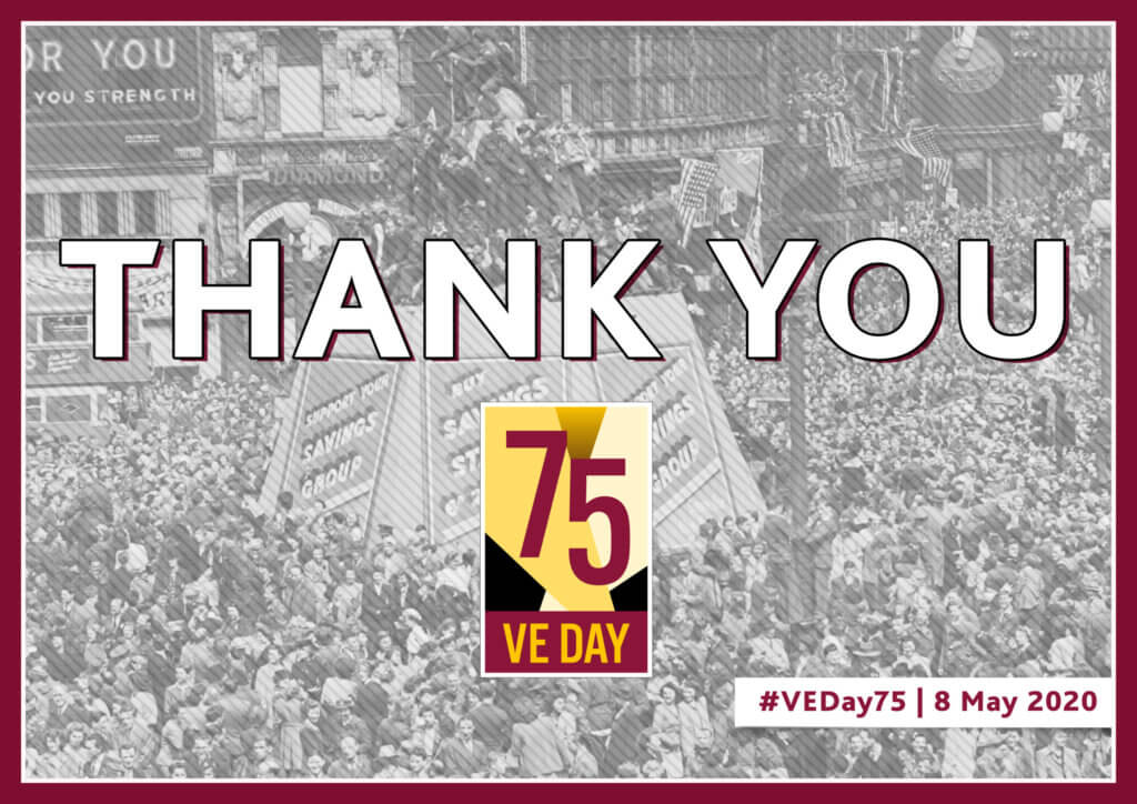 Living Magazines VE Day 75 thank you