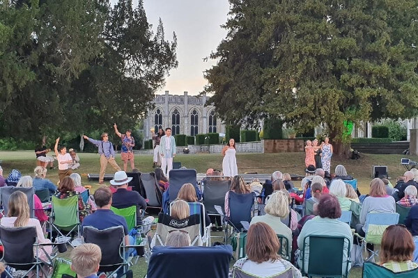 Living Magazines The Shakespeare Circus perform The Tempest at Ashridge House