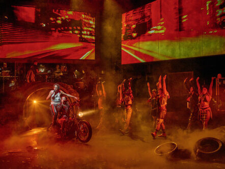 The cast of Bat Out of Hell, credit Chris Davis Studio