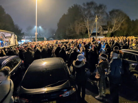 Tring Lions Club Christmas Carols in the Forge Car Park Xmas 2024