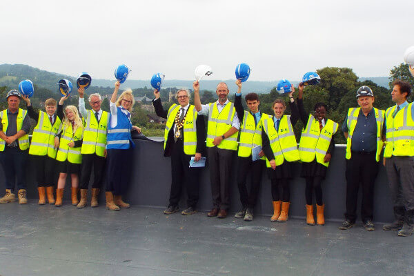Living Magazines Tring School New Build Topping Off