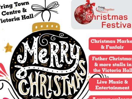 Living Magazines Tring Together Christmas Festival Poster-Advert