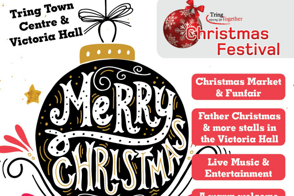 Living Magazines Tring Together Christmas Festival Poster-Advert