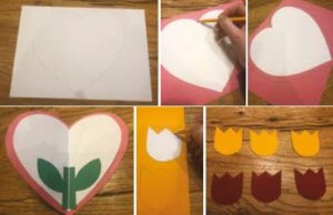 Living Magazines Making a Tulip Card