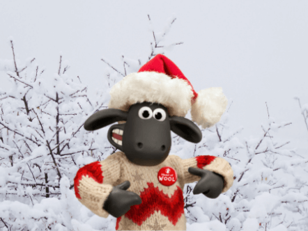 Shaun the sheep Christmas Jumper Day