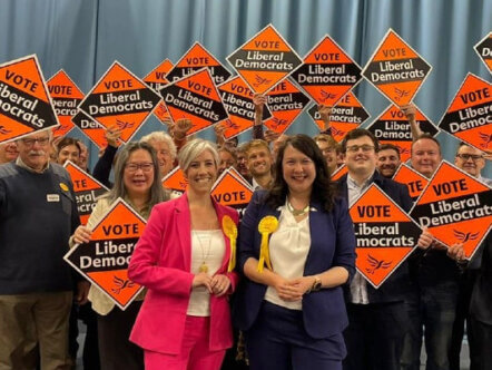 Victoria Collins MP and Daisy Cooper MP