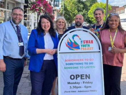 Victoria Collins MP at Swan Youth Project