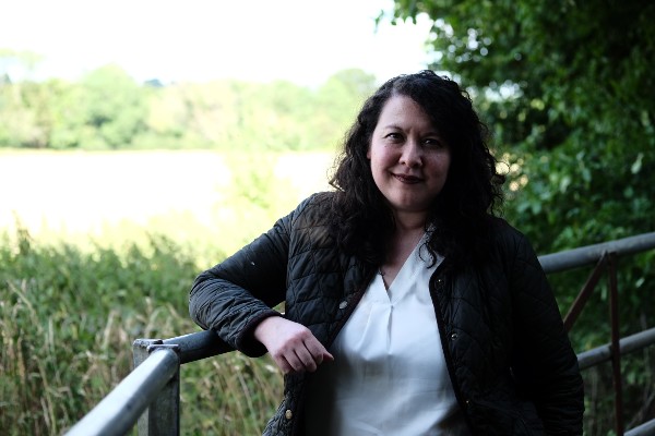 Victoria Collins MP at the Marshcroft site in Tring