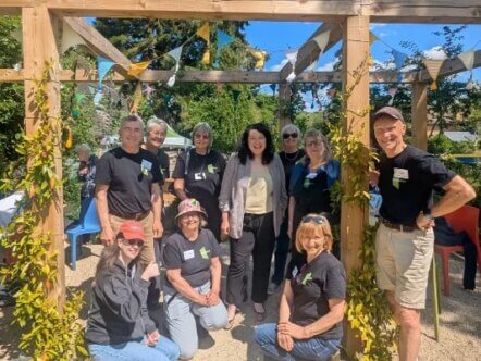 Victoria Collins MP opens Berkhamsted Open Door Community Garden for 2025