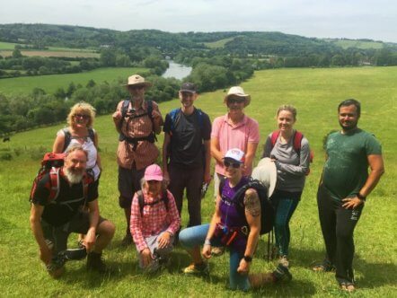 Living Magazines Walkers at the Chilterns Walking Festival_Credit Chilterns Conservation Board
