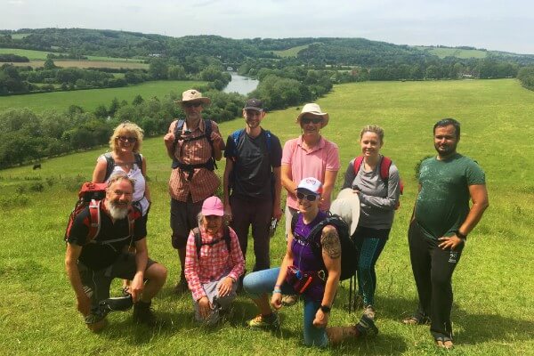 Living Magazines Walkers at the Chilterns Walking Festival_Credit Chilterns Conservation Board