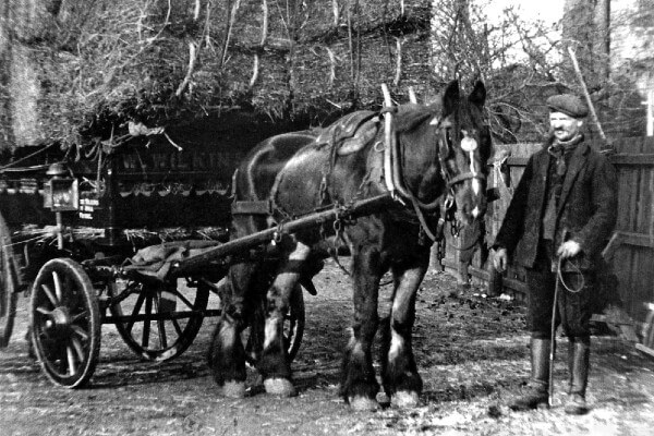 Walter James ‘Punch’ Wilkins, who was also givenland at Dunsley Farm