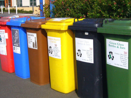 Living Magazines Waste Collection Bins