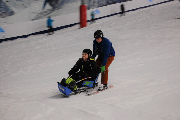 Living Magazines WheelPower Learn to Ski Event