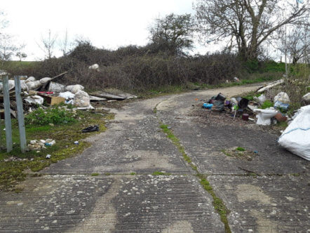 Living Magazines Wyddial fly tip