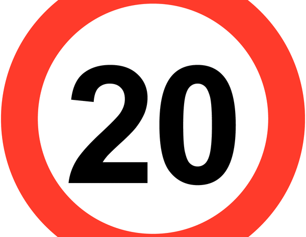 Berkhamsted and Tring Living Magazines 20mph sign