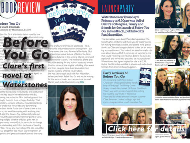 Berkhamsted and Tring Living Magazines Review spread for Before You Go